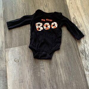 Koala Kids Black Halloweenβ Baby Onesie